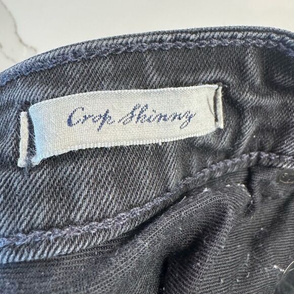 Women's Black Distressed Jeans - Picture 5 of 8